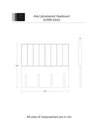 John Lewis Ada Full Depth Upholstered Headboard, Super King Size - thumbnail 4