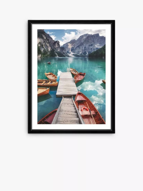 Brookpace Lascelles 'Pragser Wildsee 1' Framed Print & Mount, 66 x 51cm, Multi - image 1