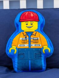 LEGO Minifigure Shaped Plush Cushion - thumbnail 2