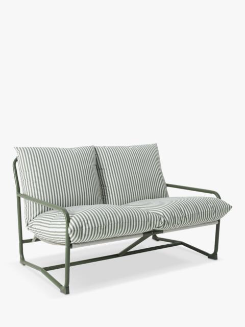 John Lewis OUTLET Marcy 2-Seater Sling Garden Sofa, Like New, Green - image 1