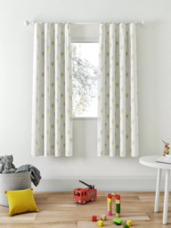 John Lewis Sweet Dreams Print Pencil Pleat Blackout Children's Curtains, White - thumbnail 5
