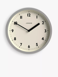 Jones Clocks Twist Round Analogue Wall Clock, 20cm