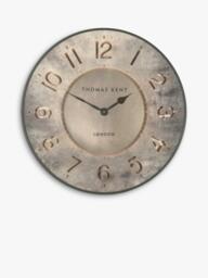 Thomas Kent Harvest Wall Clock, 53cm, Antique Gold