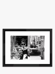 Brookpace Lascelles Audrey Hepburn 'Shopping at Tiffany's' Framed Print & Mount, 65 x 85cm - thumbnail 1