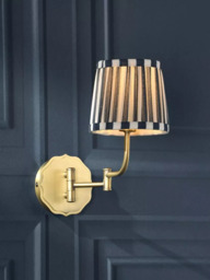 Laura Ashley Denwick Wall Light, Metallic Bronze - thumbnail 2