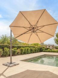 KETTLER Orion LED Aluminium Cantilever Round Parasol & Base, 3m - thumbnail 2