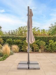 KETTLER Orion LED Aluminium Cantilever Round Parasol & Base, 3m - thumbnail 4