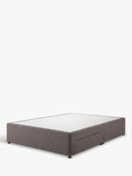 Silentnight Non-Sprung 2 Drawer Upholstered Divan Base, Double - thumbnail 1
