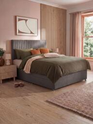 Silentnight Non-Sprung 2 Drawer Upholstered Divan Base, Double - thumbnail 6