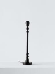 John Lewis Roza Table Lamp Base, Black