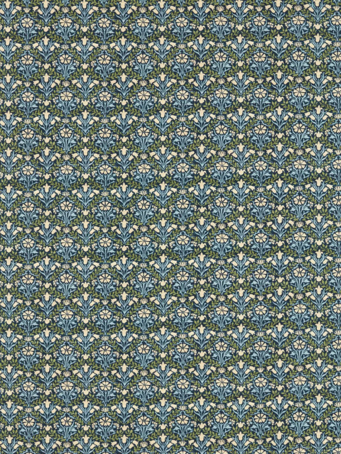 Morris & Co. Fruit Made to Measure Curtains or Roman Blind, Sap Green/Tangerine - image 1