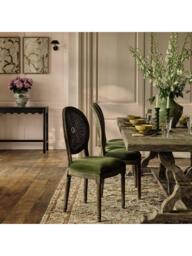 OKA Washakie Velvet Upholstered Dining Chair - thumbnail 2