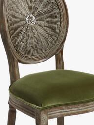 OKA Washakie Velvet Upholstered Dining Chair - thumbnail 6