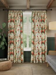 John Lewis x Sanderson Stapleton Park Pair Lined Pencil Pleat Curtains - thumbnail 2