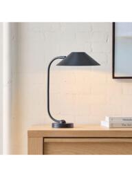 West Elm Shiloh Cone Table Lamp, Black - thumbnail 3