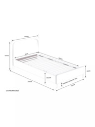 John Lewis Bonnie Upholstered Bed Frame, Single - thumbnail 6
