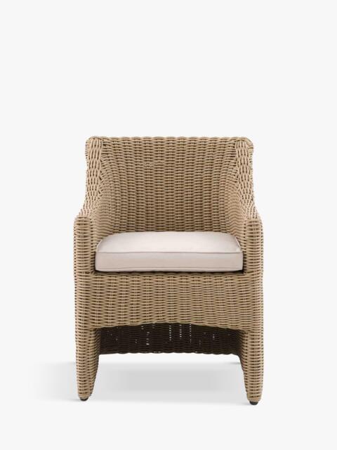 Gallery Direct Chatsworth Rattan Garden Dining Chair, Set of 2, Natural