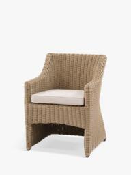 Gallery Direct Chatsworth Rattan Garden Dining Chair, Set of 2, Natural - thumbnail 5