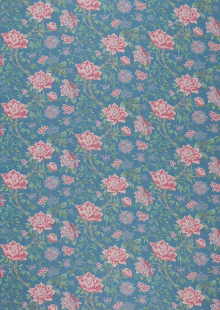 Laura Ashley Tapestry Floral Made to Measure Curtains or Roman Blind, Dusky Seaspray - image 1