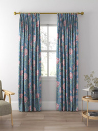 Laura Ashley Tapestry Floral Made to Measure Curtains or Roman Blind, Dusky Seaspray - thumbnail 5