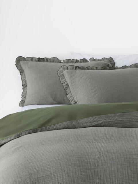 John Lewis Belvoir Pure Cotton Gauze Duvet Cover Set - image 1