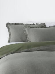 John Lewis Belvoir Pure Cotton Gauze Duvet Cover Set - thumbnail 1