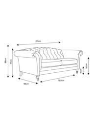 Laura Ashley Gloucester Grand 4 Seater Sofa, Teak Leg - thumbnail 2