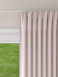 John Lewis Textured Weave Ultra Thermal Lined Pencil Pleat Door Curtain - thumbnail 3