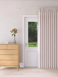 John Lewis Textured Weave Ultra Thermal Lined Pencil Pleat Door Curtain - thumbnail 1