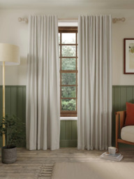 John Lewis Conwy Stripe Weave Pair Lined Hidden Tab Top Curtains - thumbnail 3