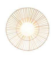 MADE Piper Weaver Flush Wall Light