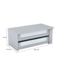 John Lewis Ascot Wardrobe Internal Drawers with Glass Fronts, Set of 2 - thumbnail 5