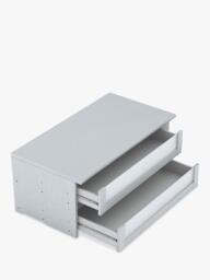 John Lewis Ascot Wardrobe Internal Drawers with Glass Fronts, Set of 2 - thumbnail 4