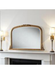 Yearn Arched Beaded Overmantel Wall Mirror, 66 x 102cm - thumbnail 3