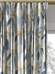 Harlequin Coppice Made to Measure Curtains or Roman Blind, Saffron/Cobalt - thumbnail 6