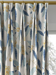 Harlequin Coppice Made to Measure Curtains or Roman Blind, Saffron/Cobalt - thumbnail 4