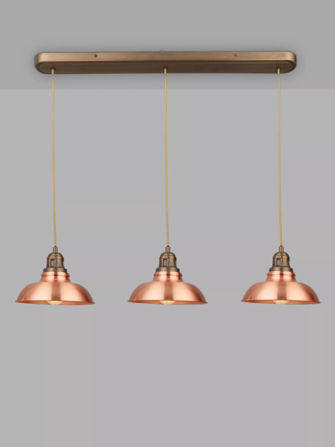 John Lewis Millhouse 3 Lamp Over Diner Pendant Ceiling Light - image 1