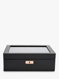 WOLF Axis Vegan Leather 8 Piece Watch Box - thumbnail 1