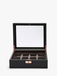 WOLF Axis Vegan Leather 8 Piece Watch Box - thumbnail 3