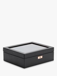 WOLF Axis Vegan Leather 8 Piece Watch Box - thumbnail 2