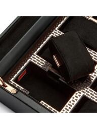 WOLF Axis Vegan Leather 8 Piece Watch Box - thumbnail 6