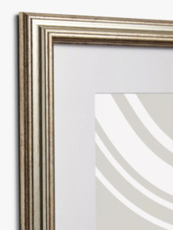 "John Lewis Double Photo Ribbed Frame & Mount, 5 x 7"" (13 x 18cm), Champagne" - thumbnail 2