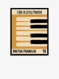 John Lewis Dalston 606 'Aretha Franklin' Framed Print, 52 x 42cm, Multi - thumbnail 2