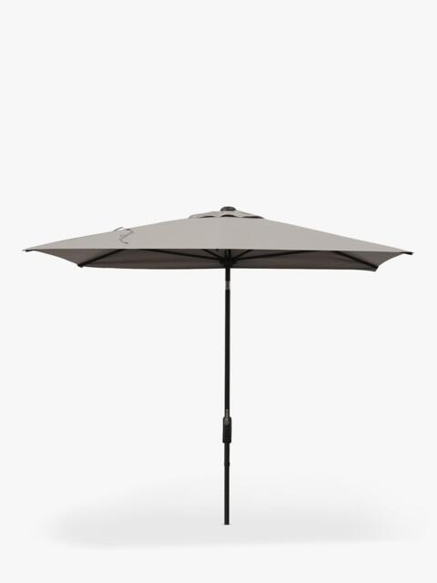 KETTLER Wind-Up Balcony Half Parasol, 2.1m, Stone - image 1