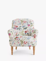 John Lewis Fireside Low Back Armchair, Light Leg