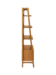 west elm Mid-Century Wide Wood Bookcase with Drawer, Acorn - thumbnail 5