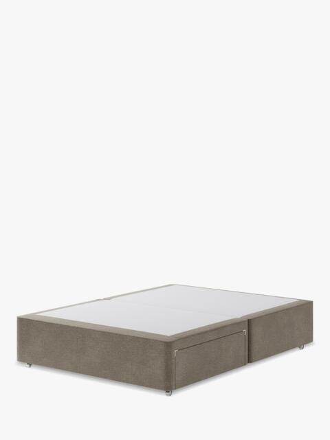 Hypnos Non-Sprung Upholstered 2 Drawer Divan Base, King Size - image 1