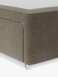 Hypnos Non-Sprung Upholstered 2 Drawer Divan Base, King Size - thumbnail 3