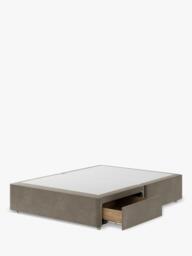 Hypnos Non-Sprung Upholstered 2 Drawer Divan Base, King Size - thumbnail 2