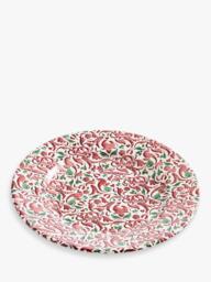 Spode Christmas Tree Yuletide Earthenware Side Plate, 20cm, Red - thumbnail 2